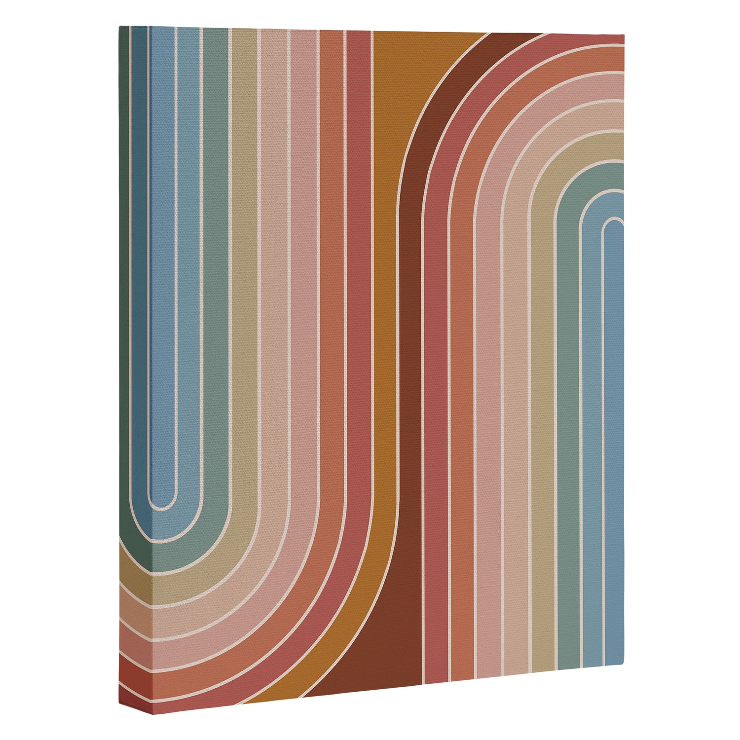 Gradient Curvature IX Canvas Print Gallery Image 3