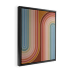 Gradient Curvature IX Framed Canvas Print Gallery Image 2