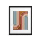 Gradient Curvature IX Framed Art Print Gallery Image 5