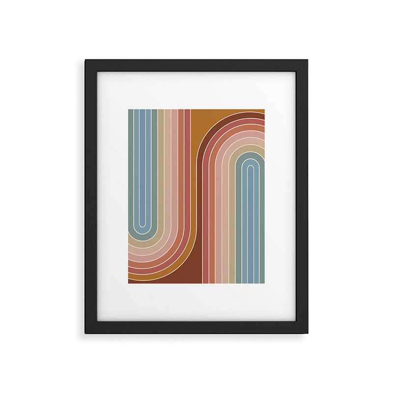 Gradient Curvature IX Framed Art Print Gallery Image 5