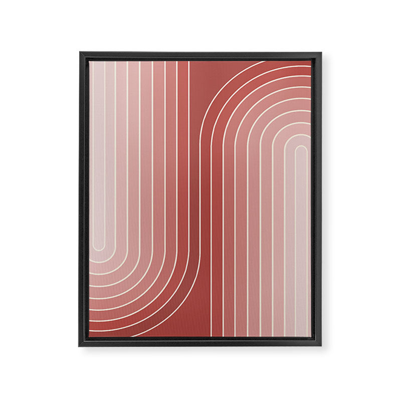 Gradient Curvature VI Framed Canvas Print Gallery Image 6