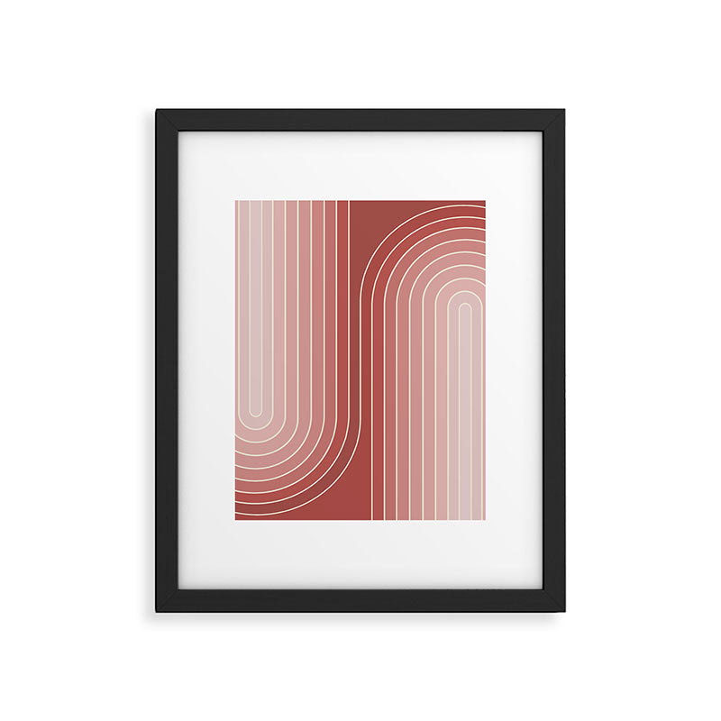 Gradient Curvature VI Framed Art Print Gallery Image 5