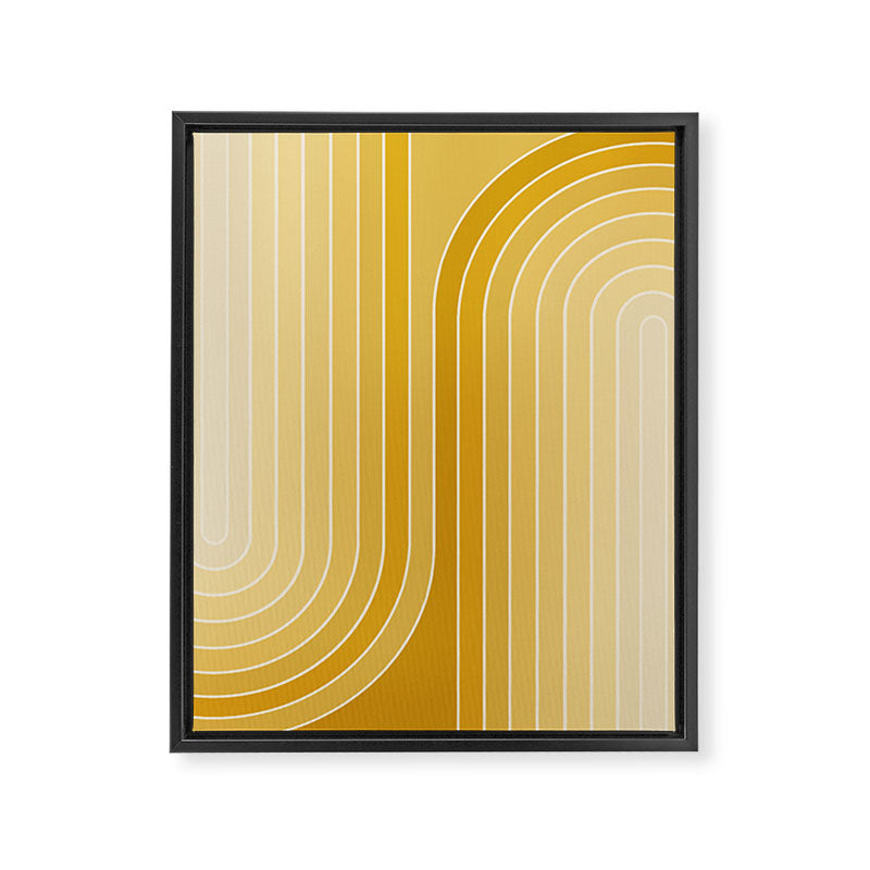 Gradient Curvature VII Framed Canvas Print Gallery Image 6