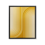 Gradient Curvature VII Framed Canvas Print Gallery Image 6