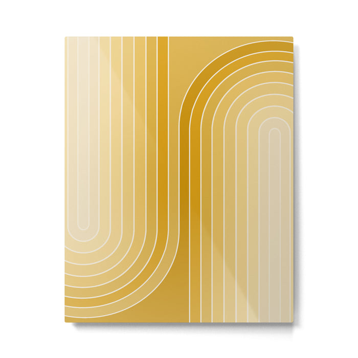 Gradient Curvature VII Metal Print Gallery Image 1