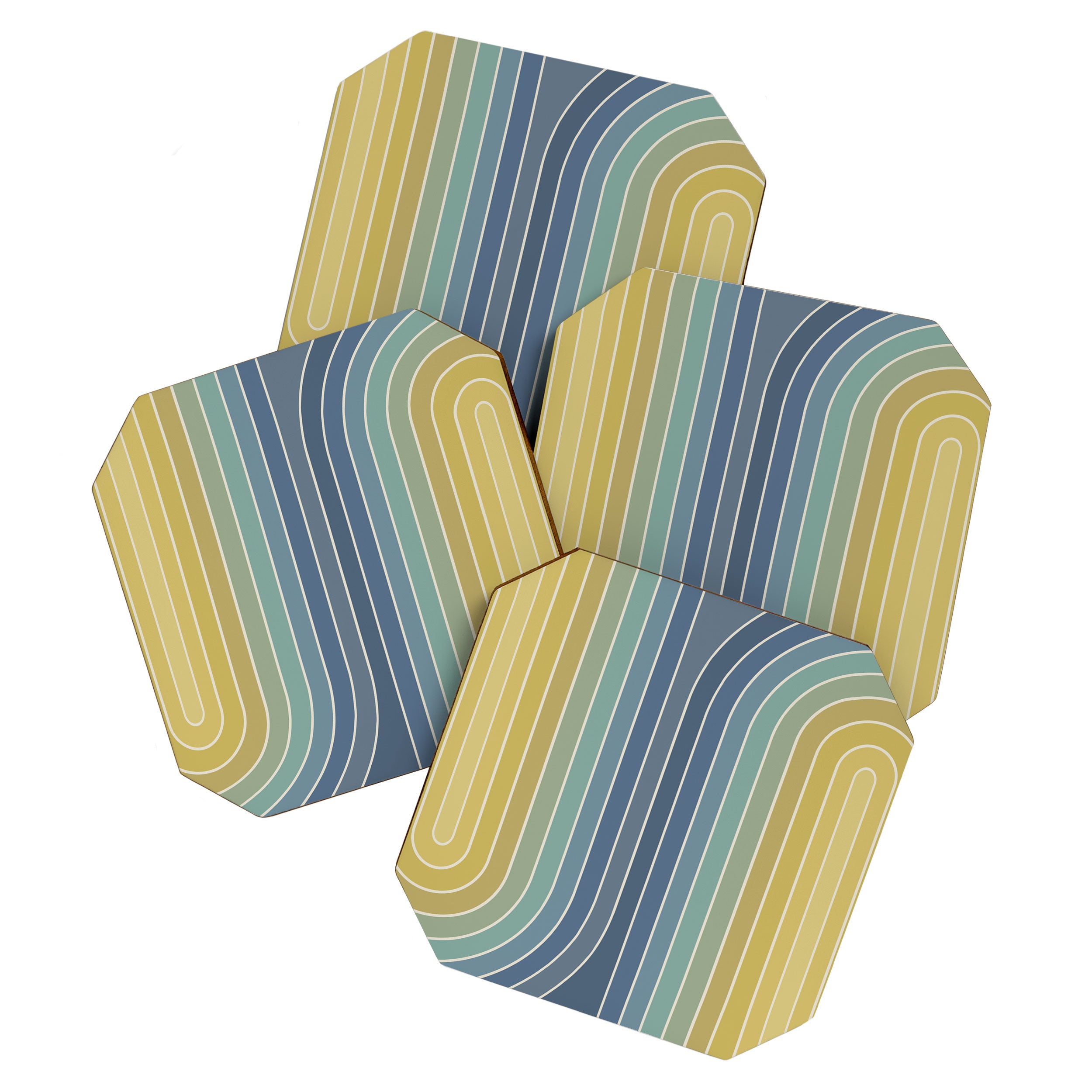 Gradient Curvature VIII Coaster Gallery Image 1