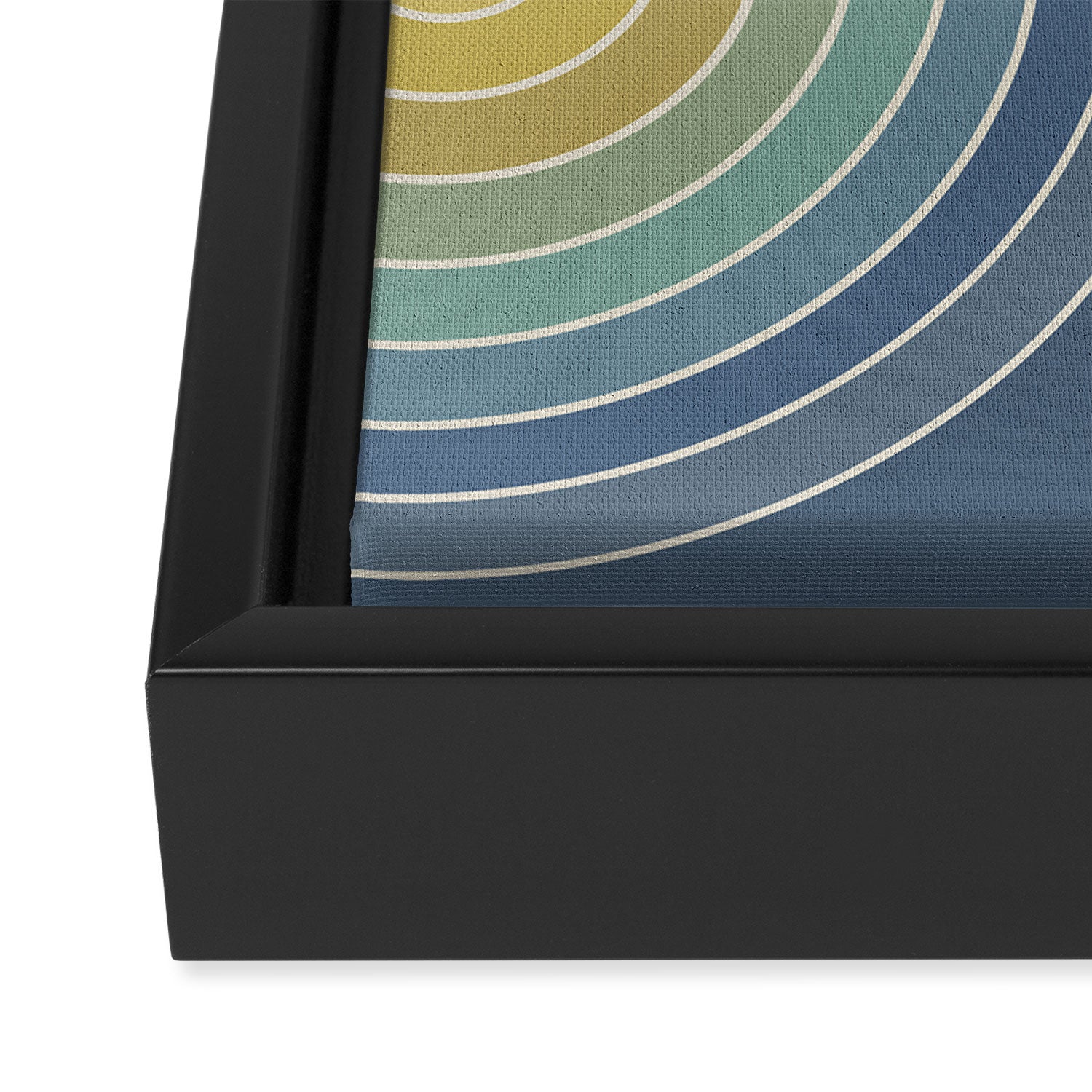 Gradient Curvature VIII Framed Canvas Print Gallery Image 3