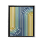 Gradient Curvature VIII Framed Canvas Print Gallery Image 6