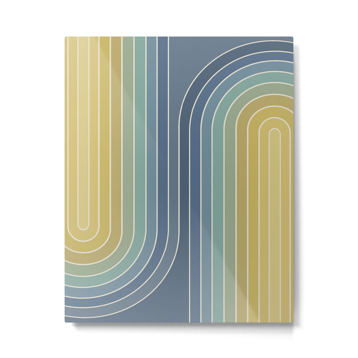 Gradient Curvature VIII Metal Print Gallery Image 1