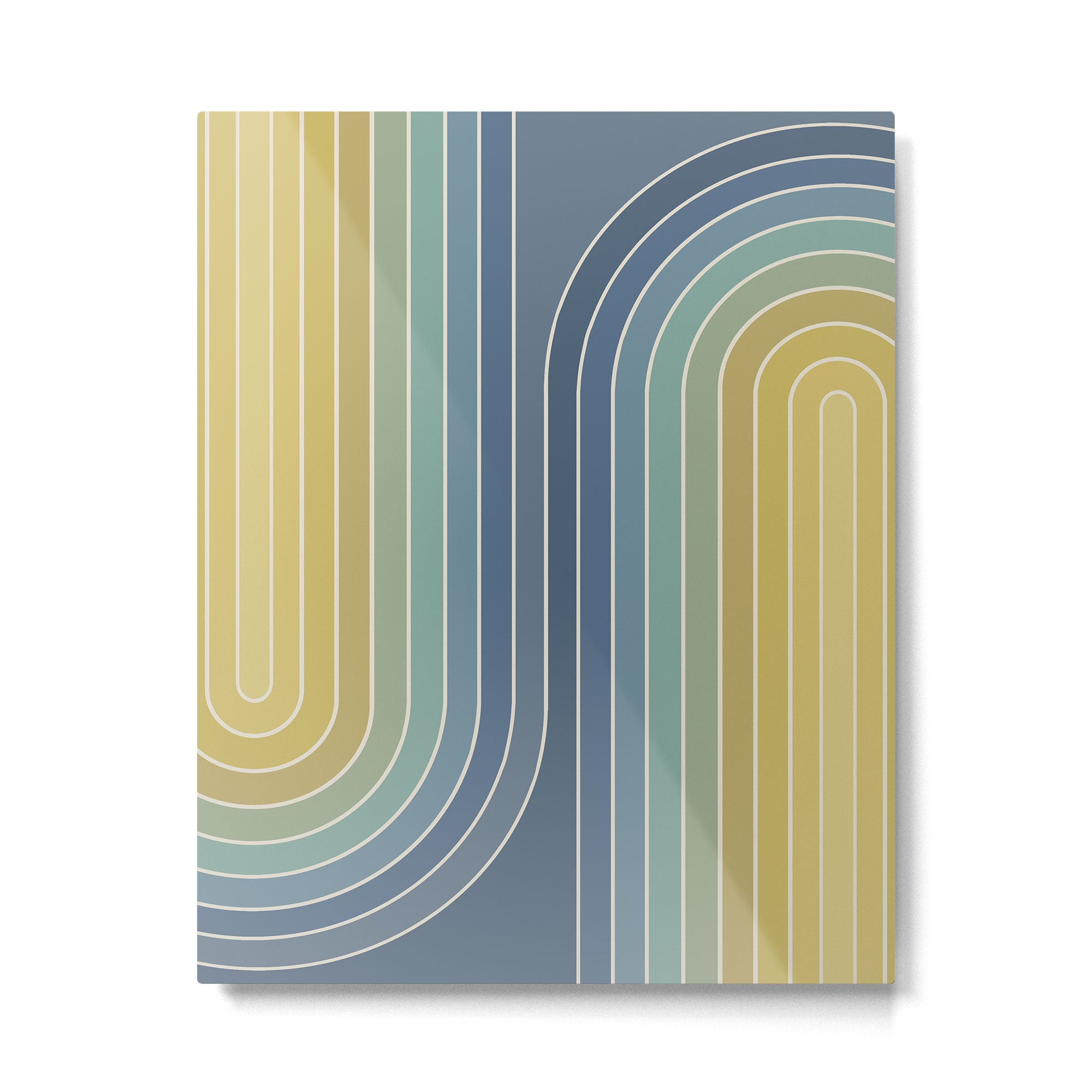 Gradient Curvature VIII Metal Print Gallery Image 4