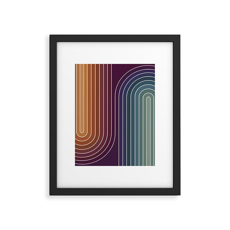 Gradient Curvature X Framed Art Print Gallery Image 5