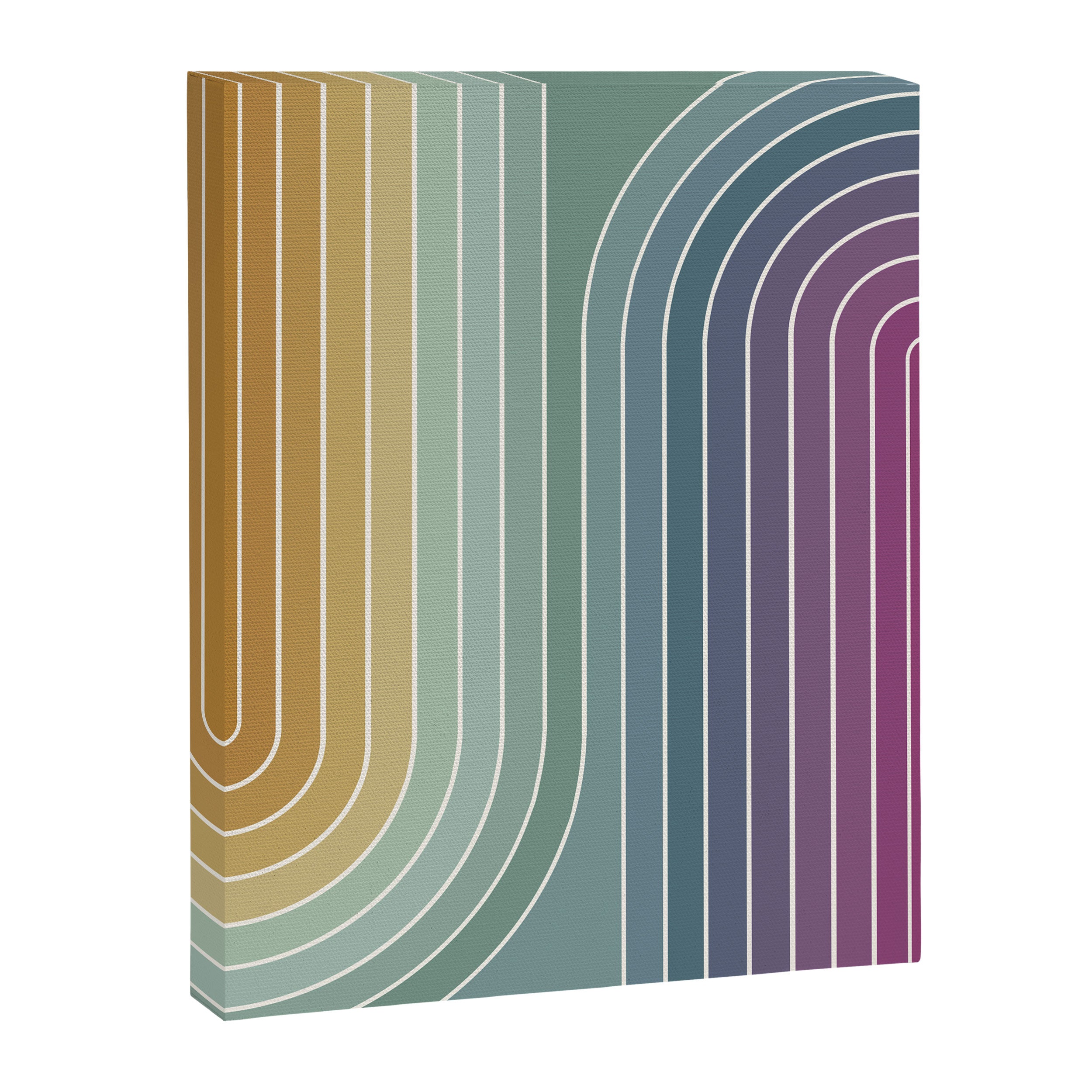 Gradient Curvature XI Canvas Print Gallery Image 6