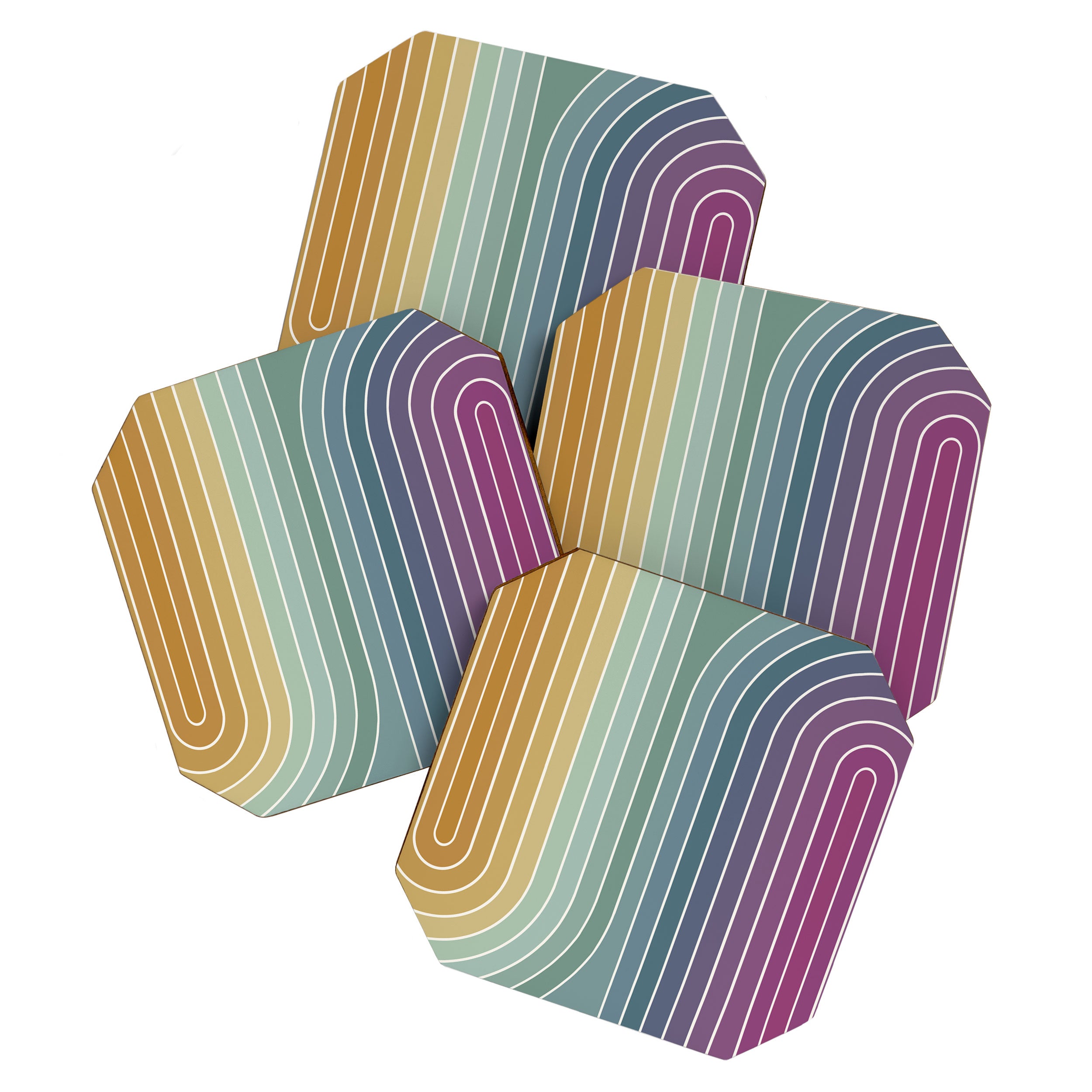 Gradient Curvature XI Coaster Gallery Image 1