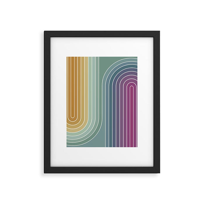 Gradient Curvature XI Framed Art Print Gallery Image 1