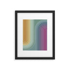 Gradient Curvature XI Framed Art Print Gallery Image 5