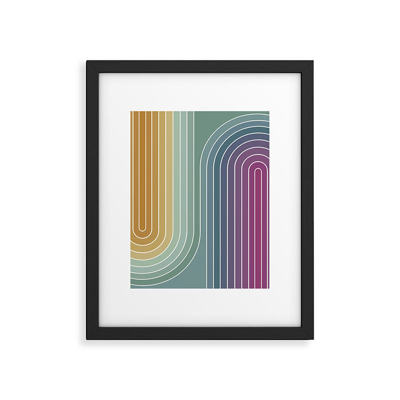 Gradient Curvature XI Framed Art Print Gallery Image 5