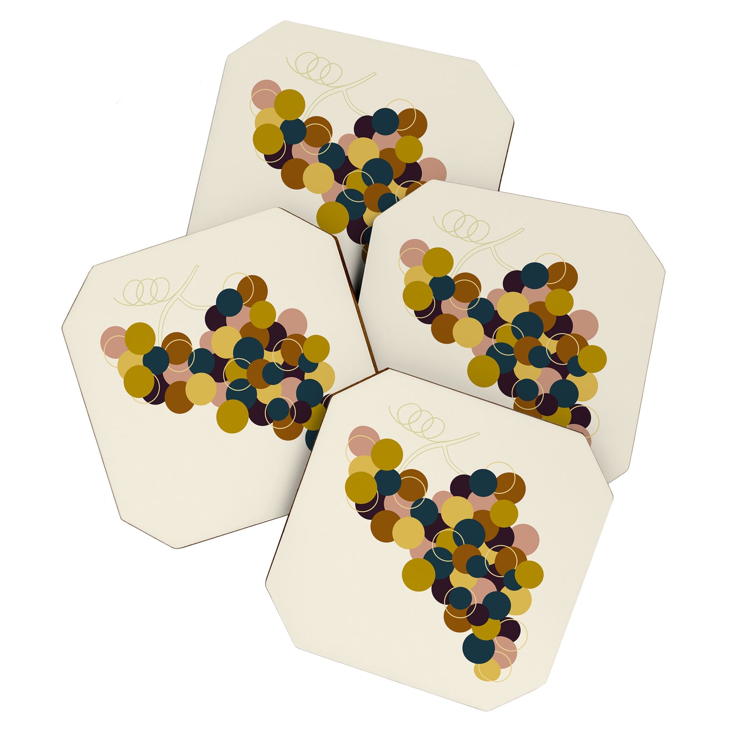 Grapes IX Coaster Gallery Image 1