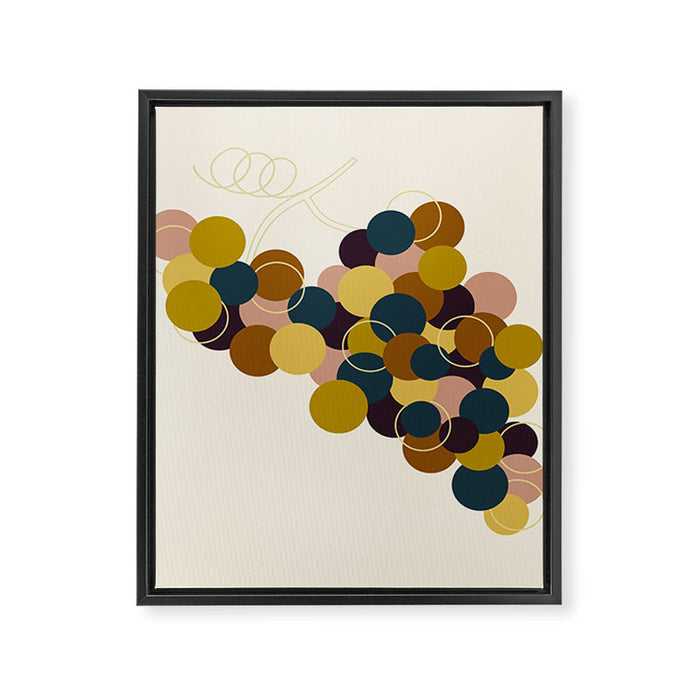 Grapes IX Framed Canvas Print Gallery Image 1