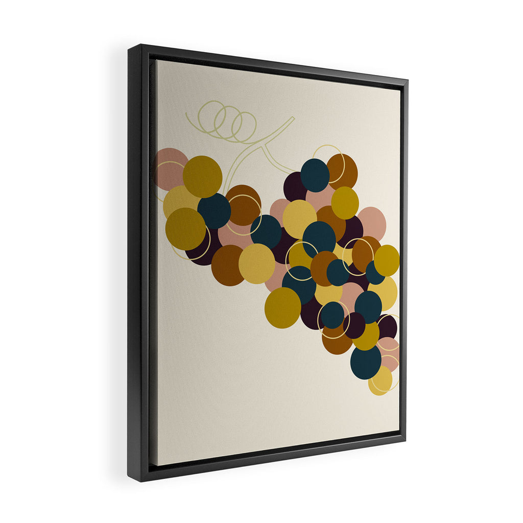 Grapes IX Framed Canvas Print Gallery Image 2