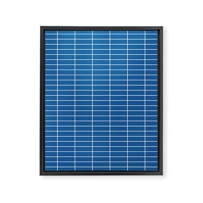 Grid Pattern III Framed Canvas Print Gallery Image 1