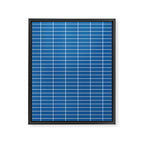 Grid Pattern III Framed Canvas Print Gallery Image 8