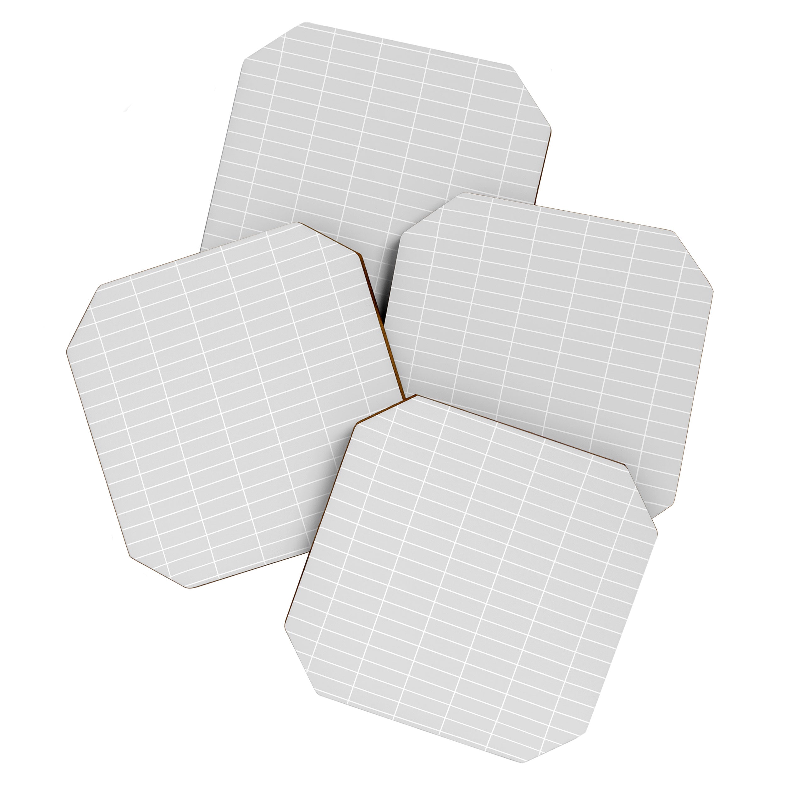 Grid Pattern IV Coaster Gallery Image 1