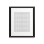 Grid Pattern IV Framed Art Print Gallery Image 6