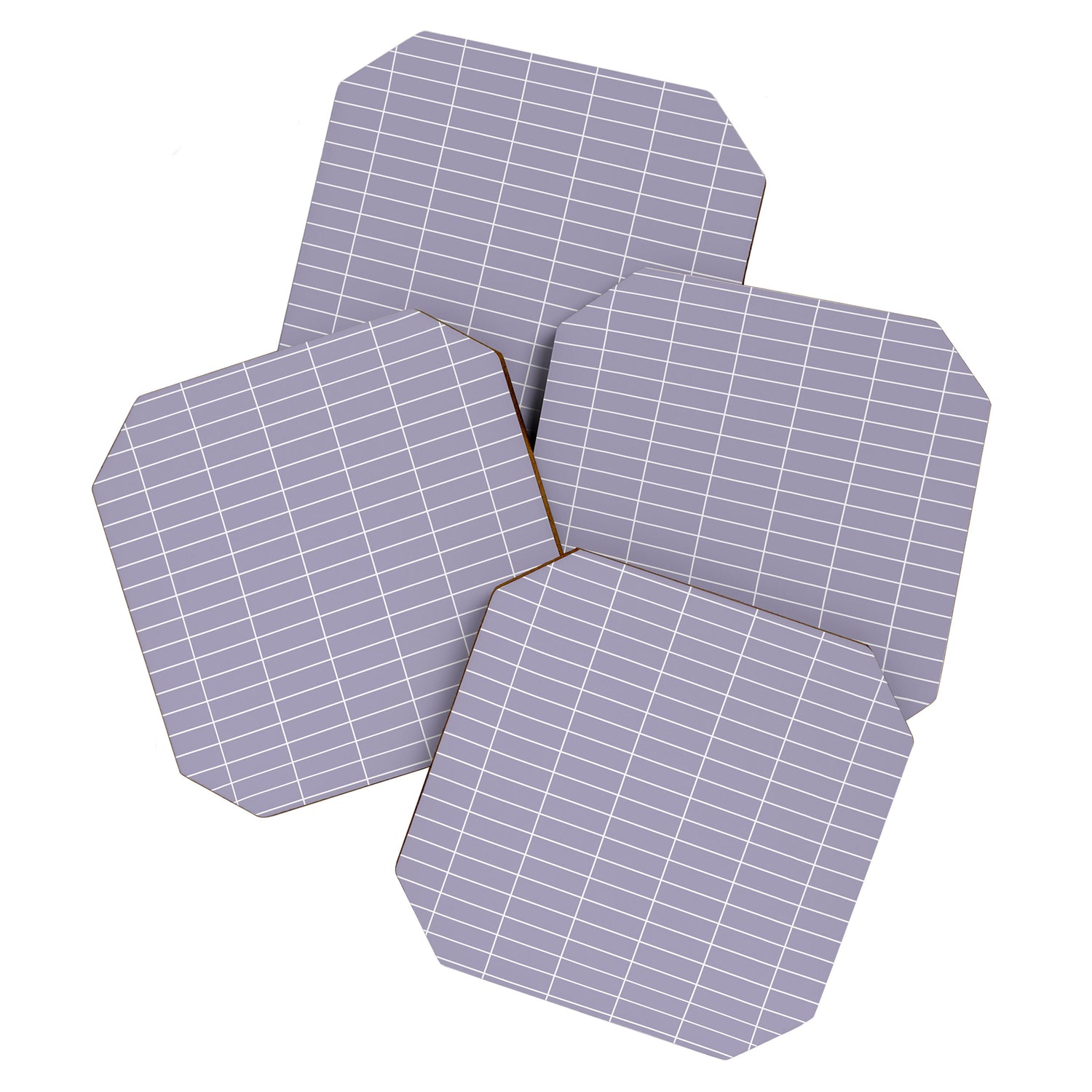 Grid Pattern XIII Coaster Gallery Image 1