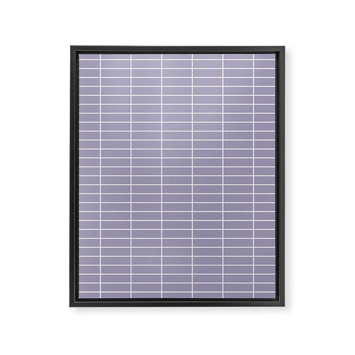 Grid Pattern XIII Framed Canvas Print Gallery Image 1