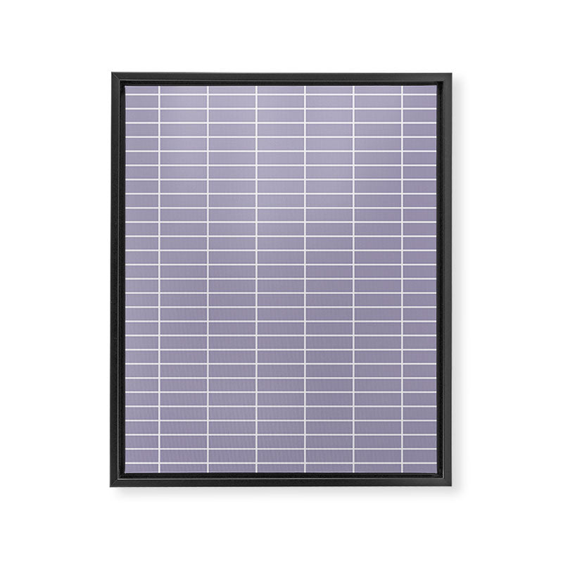 Grid Pattern XIII Framed Canvas Print Gallery Image 8