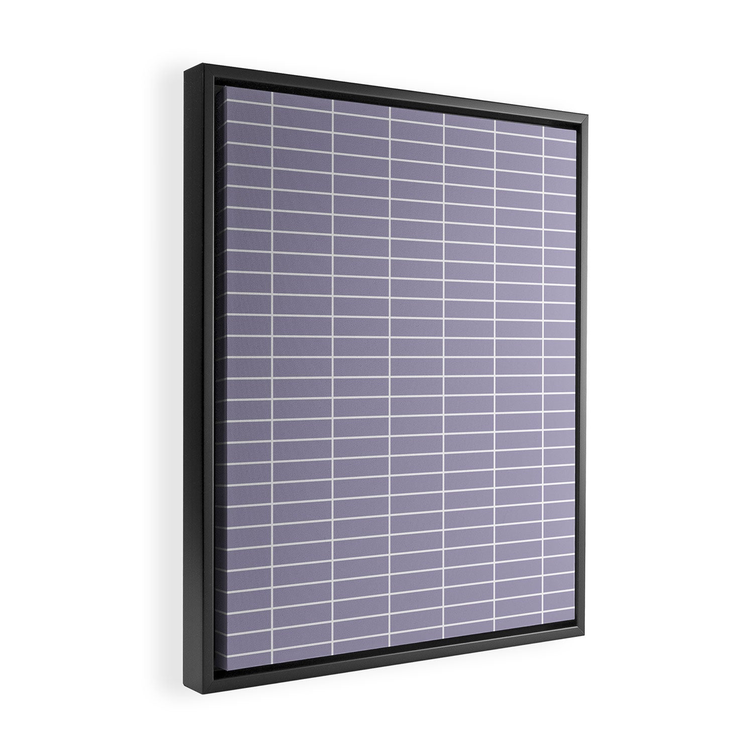 Grid Pattern XIII Framed Canvas Print Gallery Image 2
