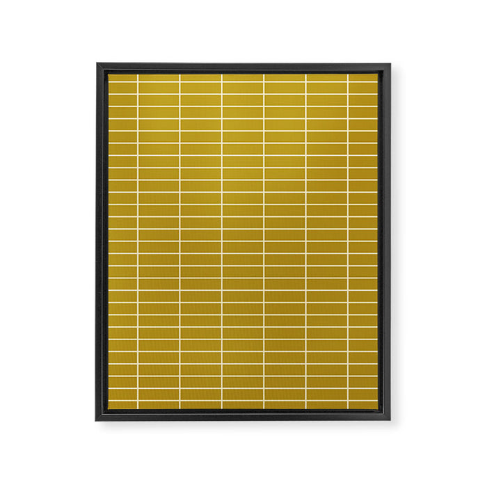 Grid Pattern XXIII Framed Canvas Print Gallery Image 1
