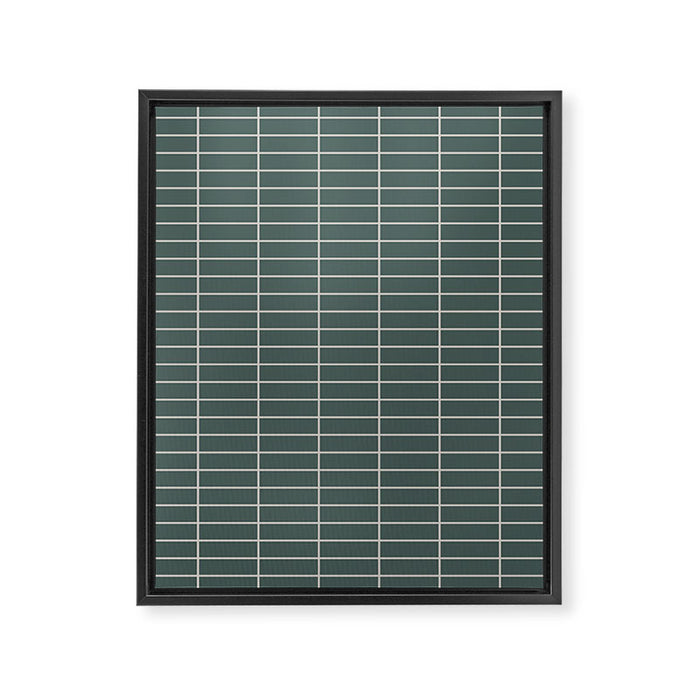 Grid Pattern XXVI Framed Canvas Print Gallery Image 1