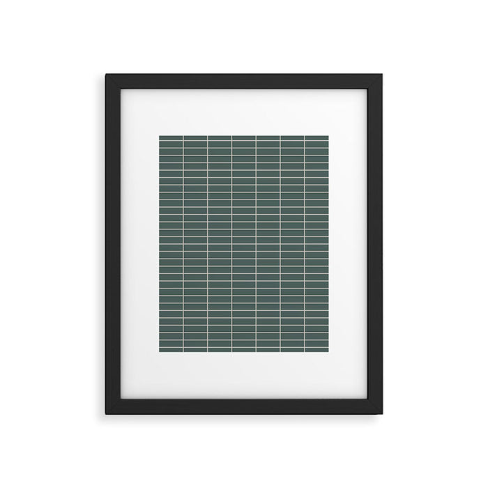 Grid Pattern XXVI Framed Art Print Gallery Image 1