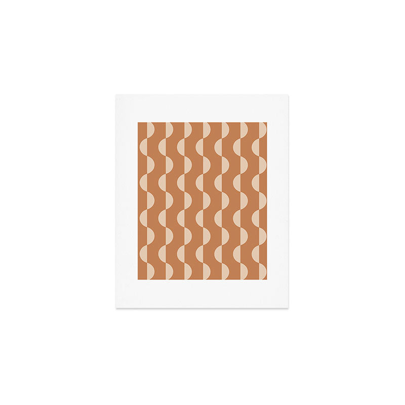 Gwynne Pattern - Desert Orange Art Print Gallery Image 1