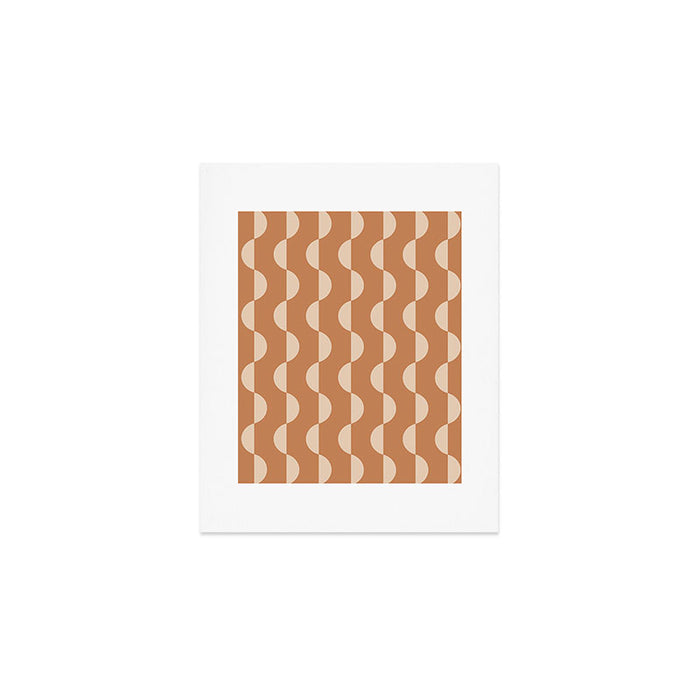Gwynne Pattern - Desert Orange Art Print Gallery Image 1