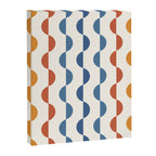 Gwynne Pattern Retro Shapes - Colorful 70's Canvas Print Gallery Image 8