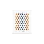 Gwynne Pattern Retro Shapes - Colorful 70's Art Print Gallery Image 1