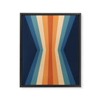 70's Retro Reflection Framed Canvas Print Gallery Image 6