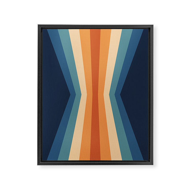 70's Retro Reflection Framed Canvas Print Gallery Image 6