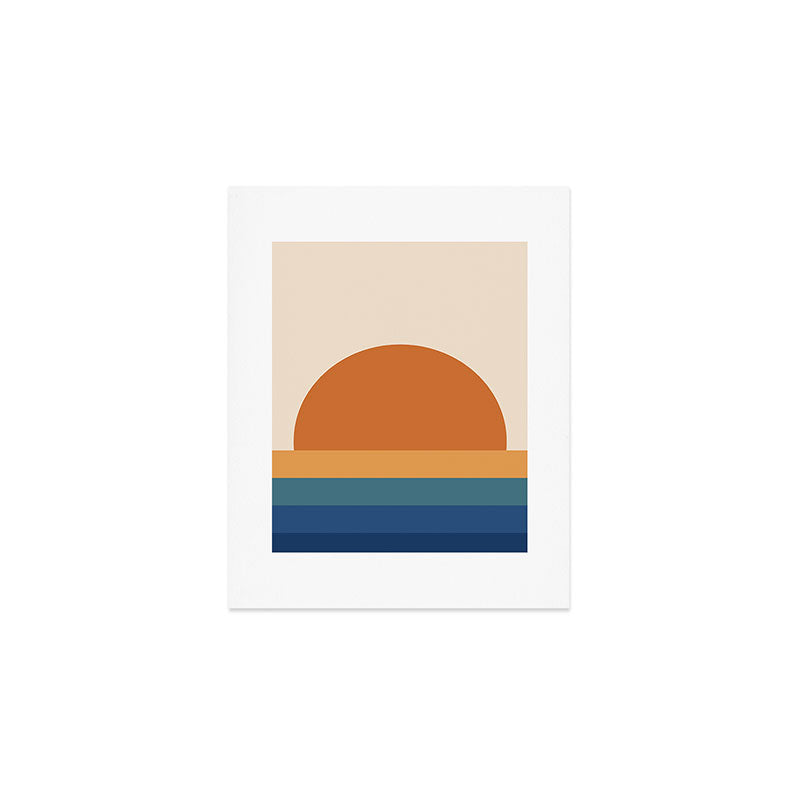 70's Retro Sunset Art Print Gallery Image 1
