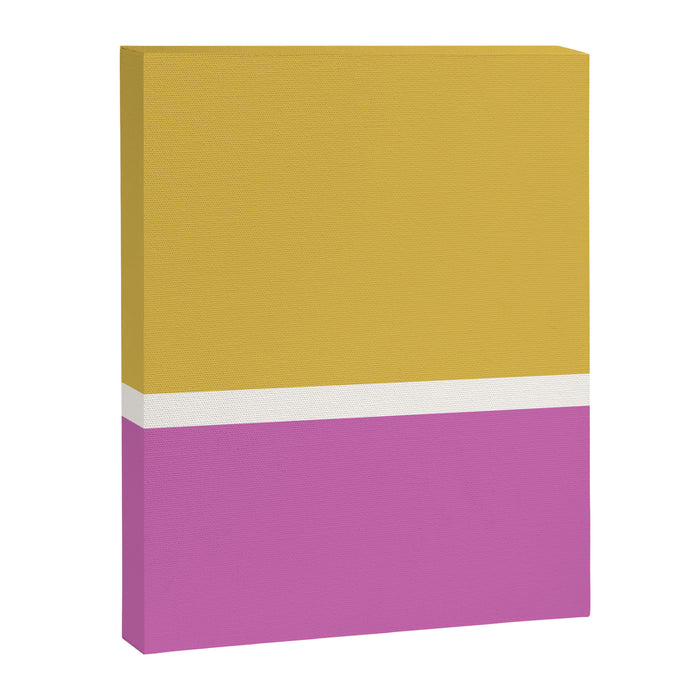 Color Block II Yellow Pink Canvas Print Gallery Image 1