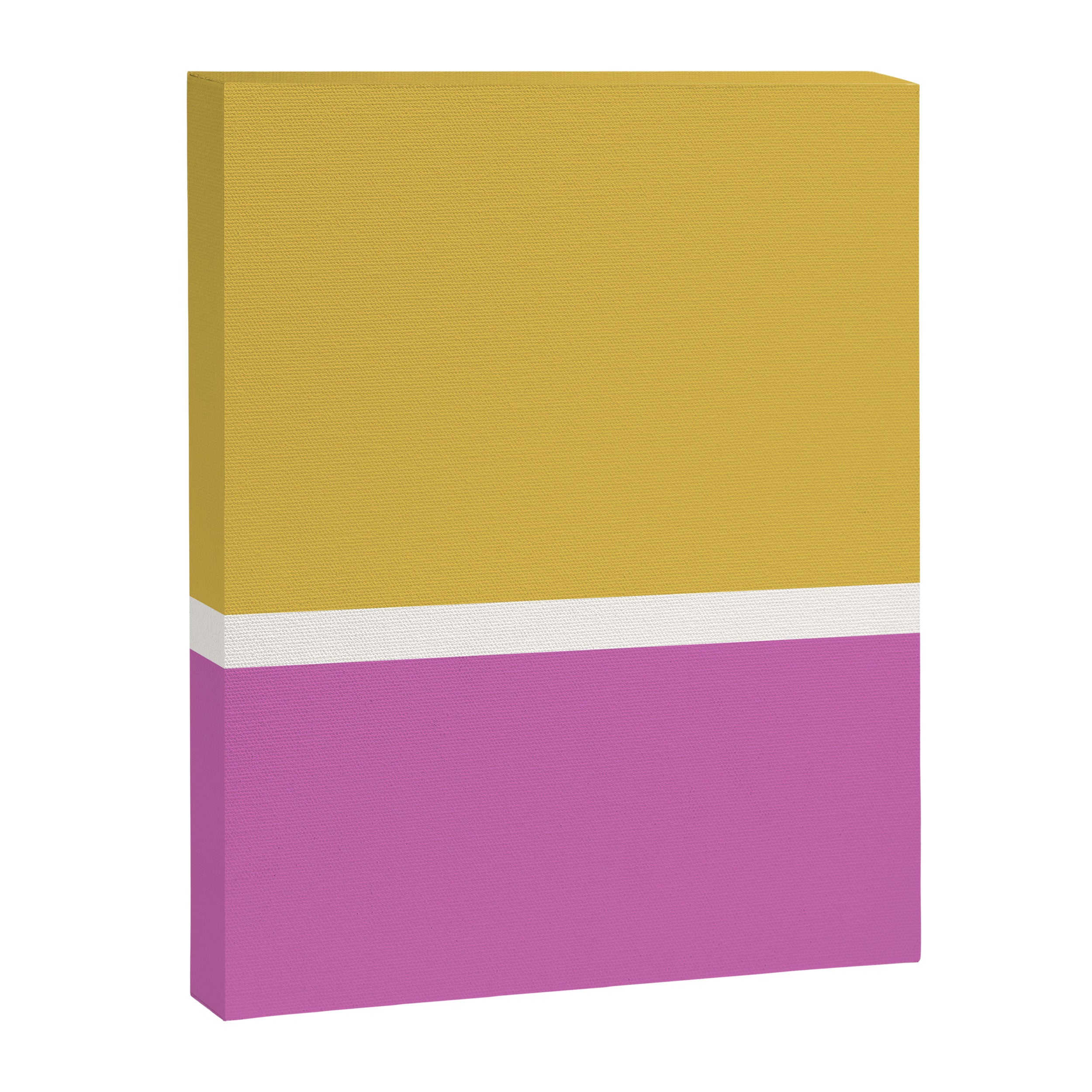 Color Block II Yellow Pink Canvas Print Gallery Image 6