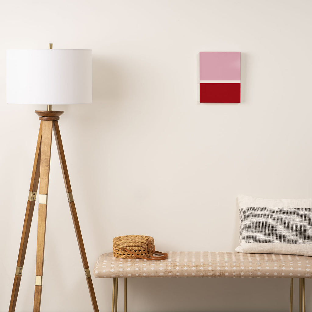 Color Block IV Pink Red Canvas Print Gallery Image 2