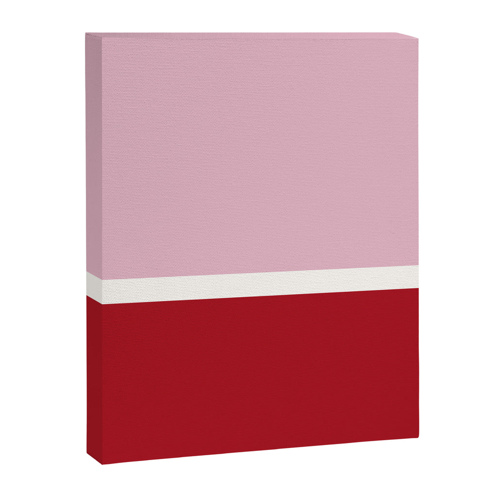 Color Block IV Pink Red Canvas Print Gallery Image 6