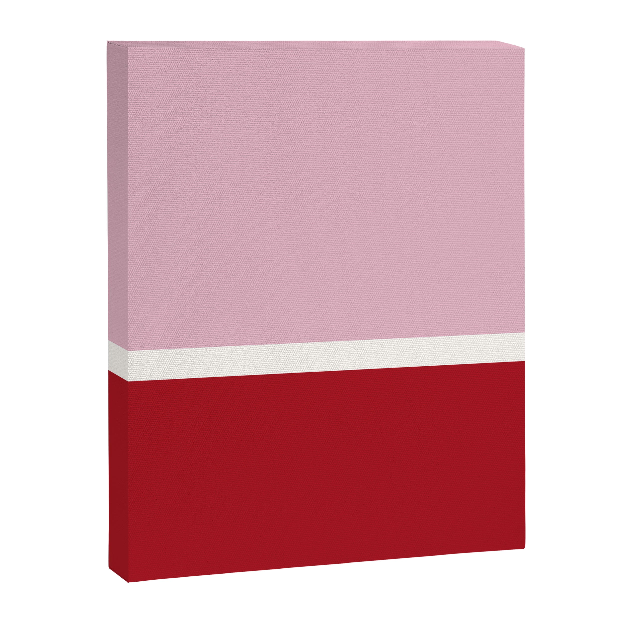 Color Block IV Pink Red Canvas Print Gallery Image 6