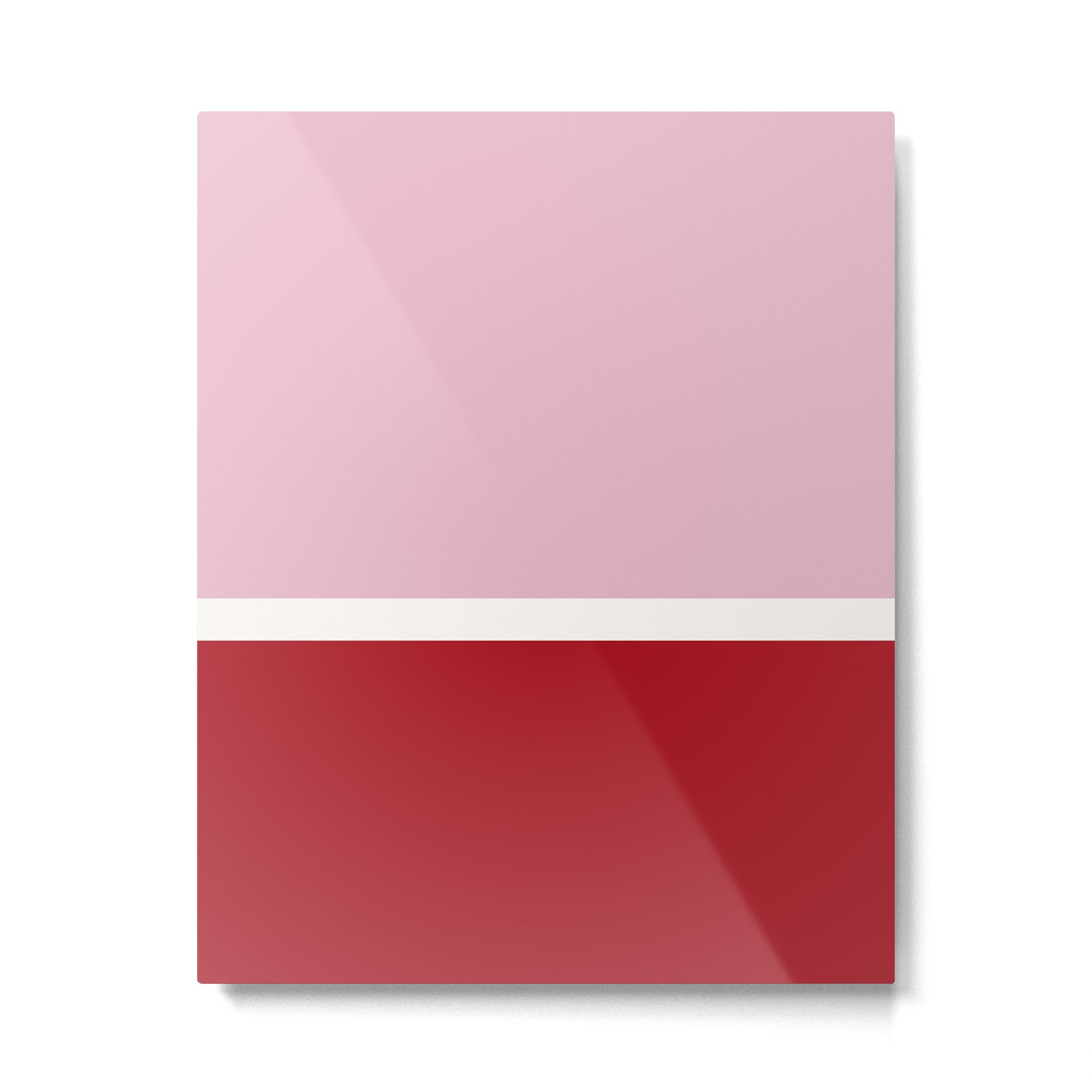 Color Block IV Pink Red Metal Print Gallery Image 4