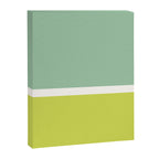 Color Block V Mint Lime Green Canvas Print Gallery Image 6