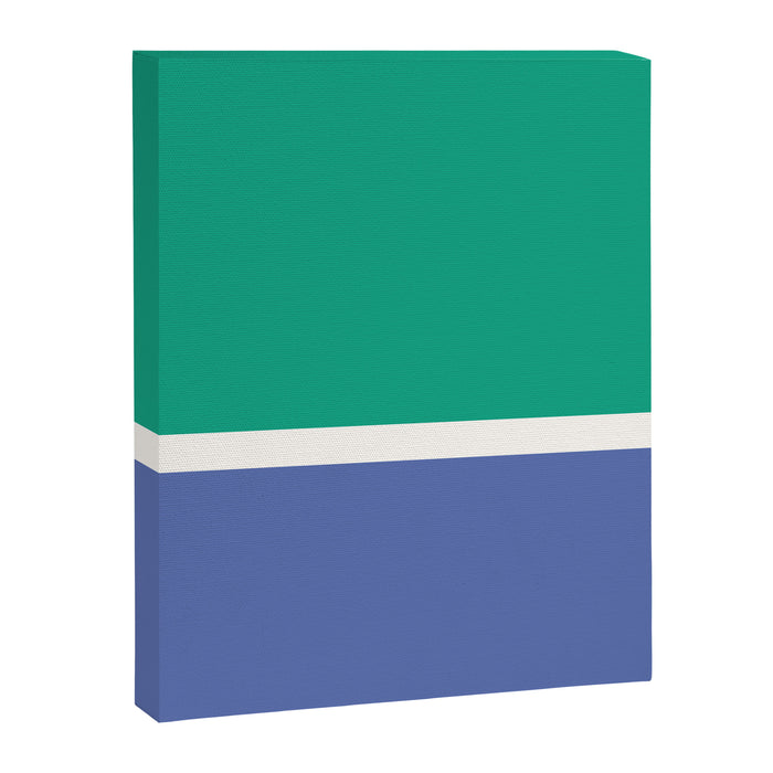 Color Block VI Green Blue Canvas Print Gallery Image 1