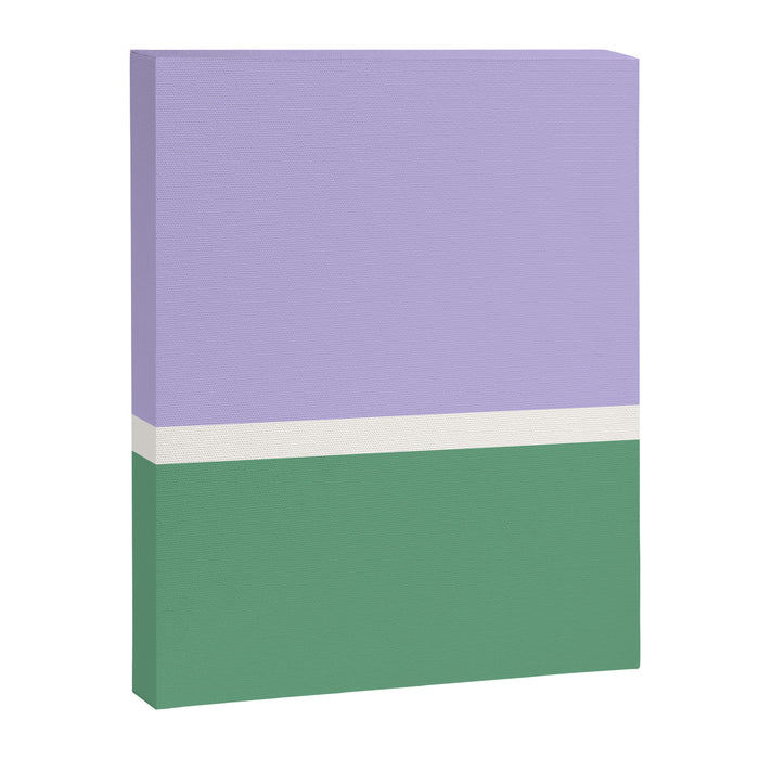 Color Block VIII Purple Green Canvas Print Gallery Image 1
